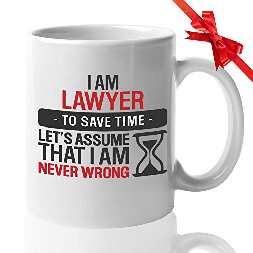 Lawyers Coffee Mugs - Funny Gift For Supreme Attorney Law Student - Civil