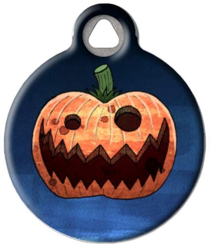 pumpkin dog tag