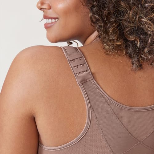 Image of DELIMIRA Women's Front Closure Posture Wireless Back Support Full Coverage Bra