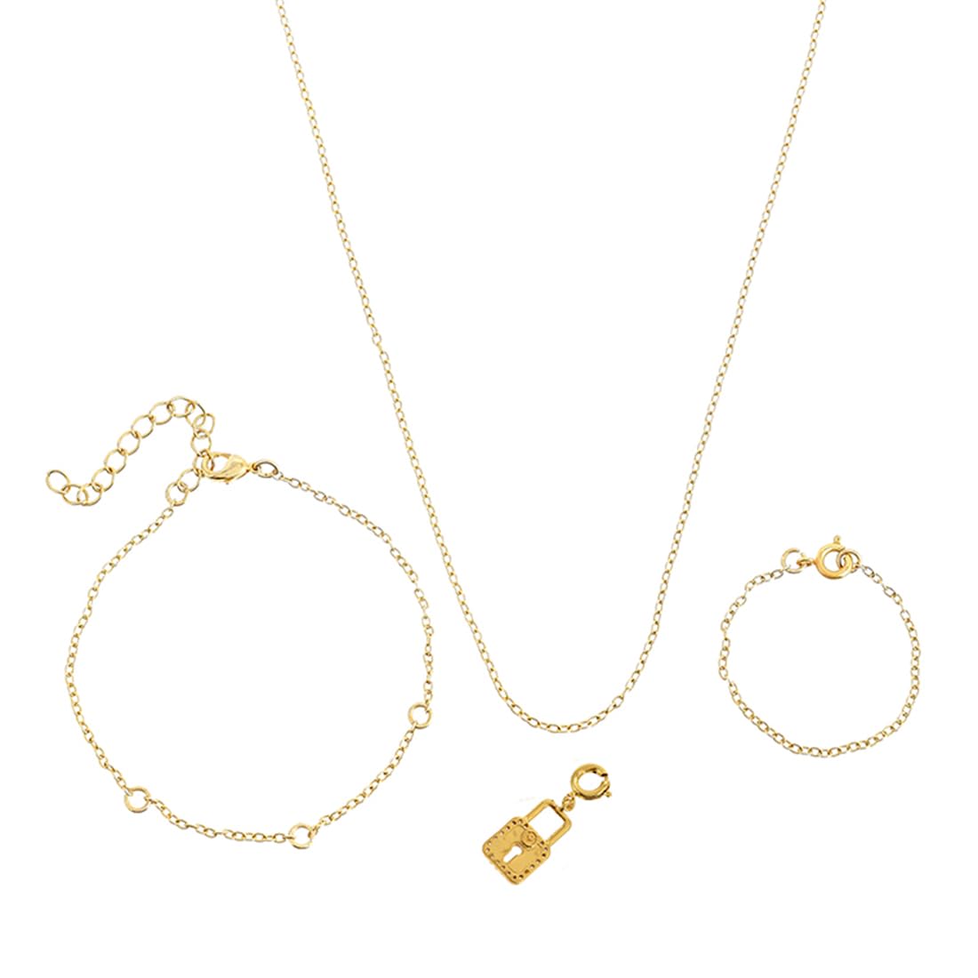 Valentine's Day Collection CZ Lock Charm|Valentine Gift For Her|Gift For Wome|Gift For Her|