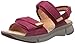 Produktbild Clarks Damen Tri Walk Riemchensandalen Knöchelriemchen, Rot (Berry Combi Berry Combi), 38 EU