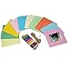 Price comparison product image Alohha Wall Deco DIY Hanging Paper Photo Frames Set of 10 with Mini Clothespins and Stickers for Instax Mini 8 7s 90 25 50s Film/ Pringo 231 Film/ Instax SP 1 Film/ Polaroid PIC-300P Film/ Polaroid Z2300 Film (Colour-3inches)