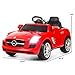 Costzon Ride On Car, Licensed Mercedes Benz SLS Battery Powered Electric Car for Kids w/Parental Remote Control, Lights, Music, MP3, Safety Belt, 4 Wheeler Cars to Drive for Boys Girls Gift (Red)
