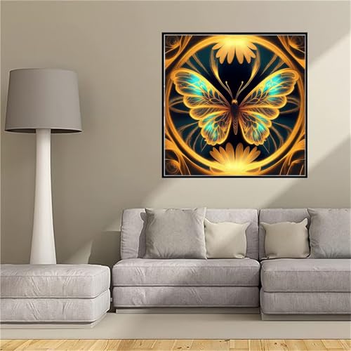 Peinture Diamant Broderie Diamant Kit Complet DIY 40x40cm pour décoration murale