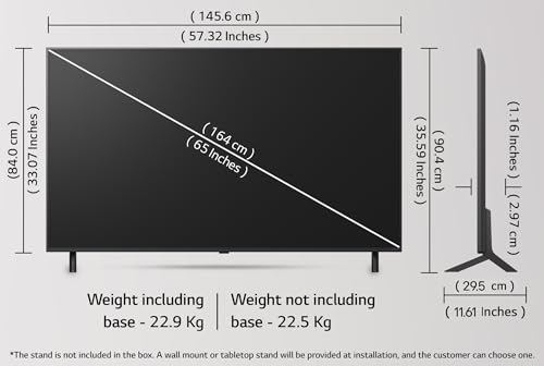 Image of LG 164 cm (65 Inches) QNED 8AA AI Series 4K Ultra HD (3840 x 2160) Smart webOS QNED TV 65QNED8AA6A
