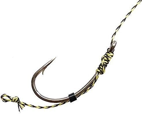 Carp Fishing Hair Rigs 18pcs Braided Thread Leader Line Curve Carp Hook Swivel Boilies Rigs Carp Fishing Accessories Tackle Size 2 4 6 - Image 3
