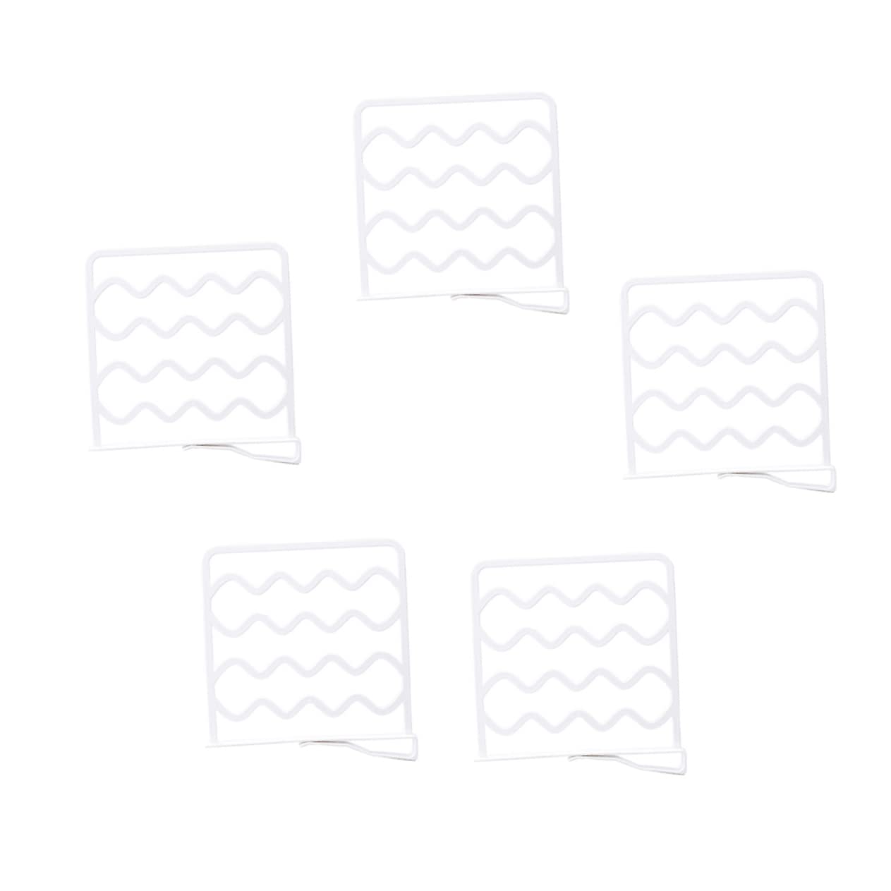 CHILDWEET 5pcs Storage Partition Dividers Closet Shelf Stackable Organizers for Wardrobe Divider Boards Wardrobe Shelving Divider Shelving Separators Shelves Divider Cabinet Divider White Pp