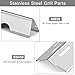 Plowo 67490 Grill Burner Tube, 66041 Heat Deflector and 66030 Flavorizer Bar Replacement for Weber Genesis II E-410, Genesis II S-410, Genesis II LX E-440, Genesis II LX S-440, Stainless Steel