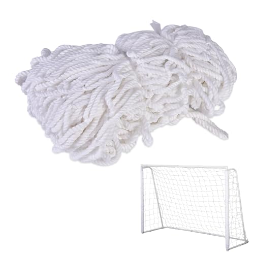 Reemplazo de Red de portería de fútbol Profesional, Red de fútbol de poliéster de Polietileno, Red de fútbol de Repuesto para portería de fútbol de 8 x 4 pies, Red de Poste de