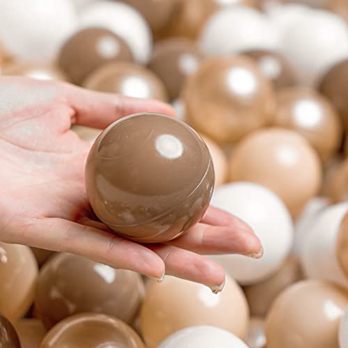 Image of TRENDPLAY Plastic Balls for Ball Pits 2.2 Inch, Pack of 50 100 200 500 Hollow Balls, Perfect for Toddler Baby Pools,Party,Festival Decoration