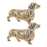 Utilisation décorative flexible : placez ces sculptures miniatures où vous le souhaitez (sur des étagères, un bureau ou une table d’appoint), ce qui en fait des objets de décoration rétro polyvalents adaptés à les intérieurs. statuette d’animal mignonne, décoration de bureau en forme de chien