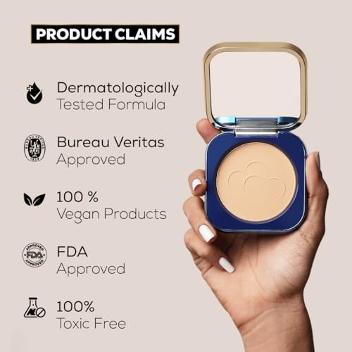 Image of INSIGHT All Day Matte Compact Foundation - (Light Neutral) | Buildable Coverage, Flawless Finish | Lightweight, Long-Lasting Pressed Powder | Oil Control Face Makeup - 11g