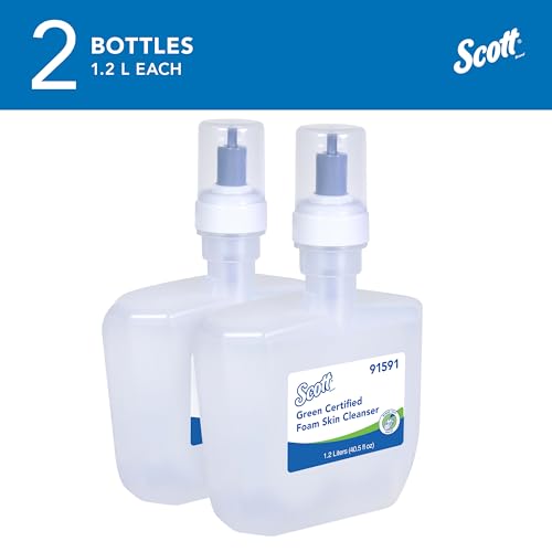 Scott Professional Green Certified Foam Hand Soap, 2 Refills, 1.2 L (91591) - image 2