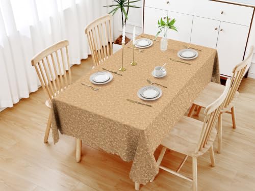 Image of Smiry Rectangle Waterproof Heavy Duty Vinyl Tablecloths, 60 x 84 Inch