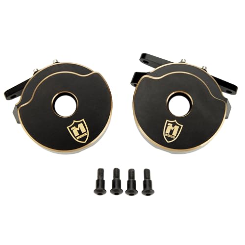 MEUS RACING Brass Steering Knuckles for for Vanquish H10 Optic Sparco Yokohama RTR 1/10 RC Crawler Upgrades Parts, L-124grams/R-128grams