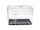 Vadigran 13832 Transportkäfig Faltbar Classic 76x48x55cm, L, Silber