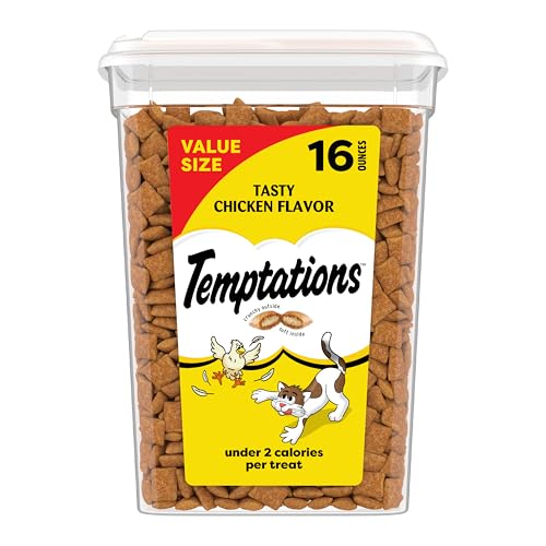 Temptations Classic Crunchy and Soft Cat Treats Tasty Chicken Flavor,