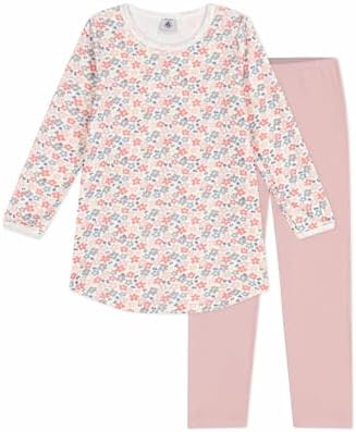 Petit Bateau Mädchen Chene_h25 Nachtwäsche, Hübsch/Mehrfarbig, 8 Jahre