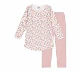 petit bateau nachthemd 128 Pe Bateau Nachthemd und Leggings für Kinder aus Samt mit Blumendruck
