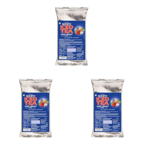 Image of Society Iced Tea | Peach & Apricot | Refreshing & Tasty | 1 kg | Pack of 3