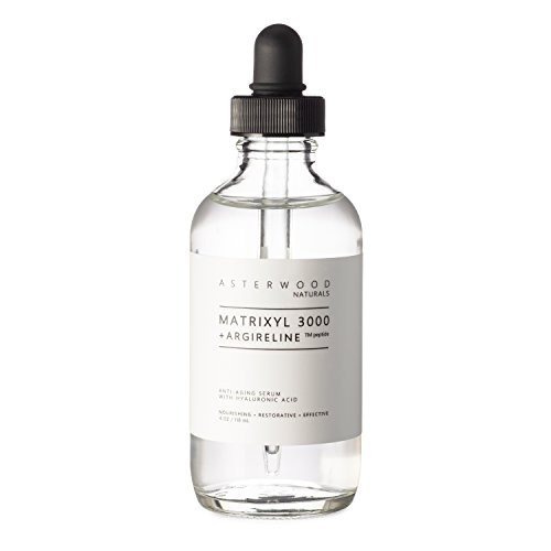 MATRIXYL 3000 + ARGIRELINE Peptide 4 oz Serum + Organic Hyaluronic Acid, Wrinkle