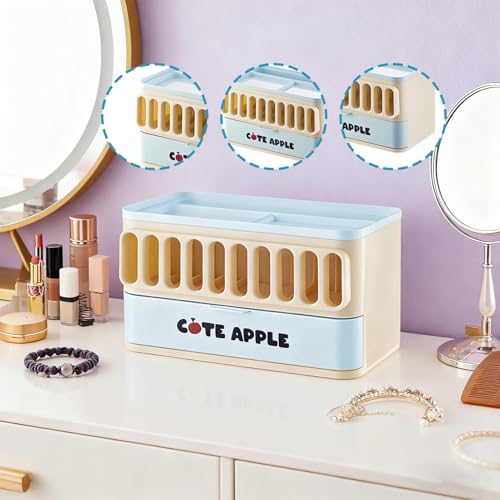 Conteneur multifonction de bureau avec compartiments d'organisation pour table - 3