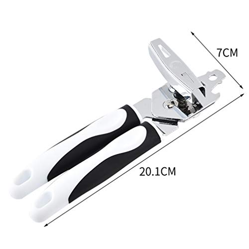 Abridor manual de latas Hemoton de aço inoxidável com abridor de garrafa manual para abrir a cerveja