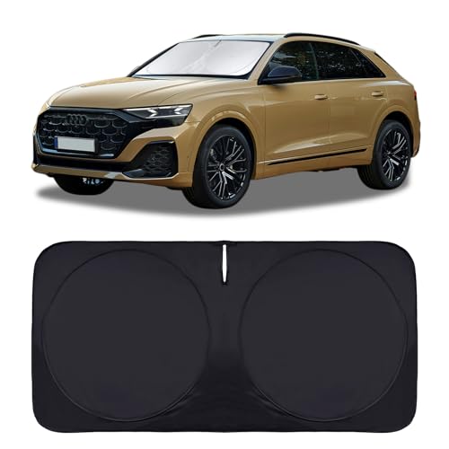 Custom Sunshade Windshield Sun Shade for 2018-2023 2024 2025 2026 Audi Q5 Q8 SUV Accessories Front...