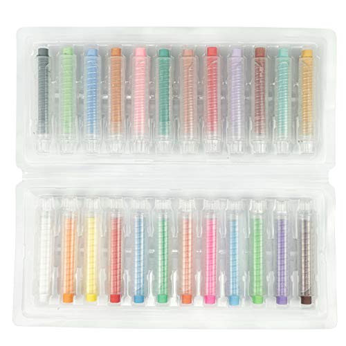 Weimy Dustless Twistable Chalk Non-Toxic Colored Chalk 1.0Mm Tip Art Tool For Chalkboard Blackboard Kids Children Drawing Writing, 24 Pack (24 Colorful) #TOP6