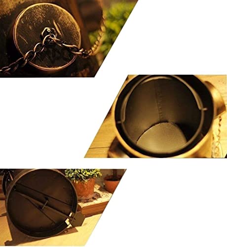 Trash Can Home Office Industrial Style Trash Can, Creative Pedal Trash Can Bar Restaurant Reception Room Decorative Trash Can #TOP6