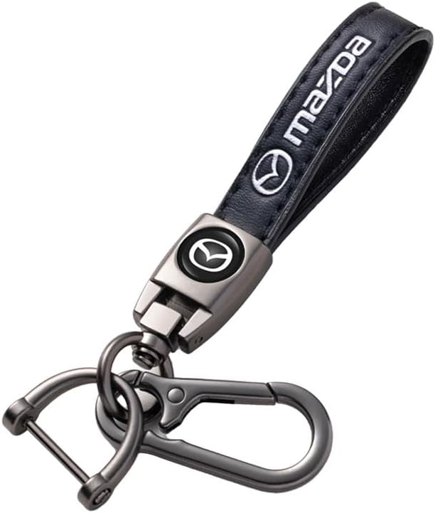 Car Keychain Keyring Car Fob Key Chain Replacement for Key Accessory, Black