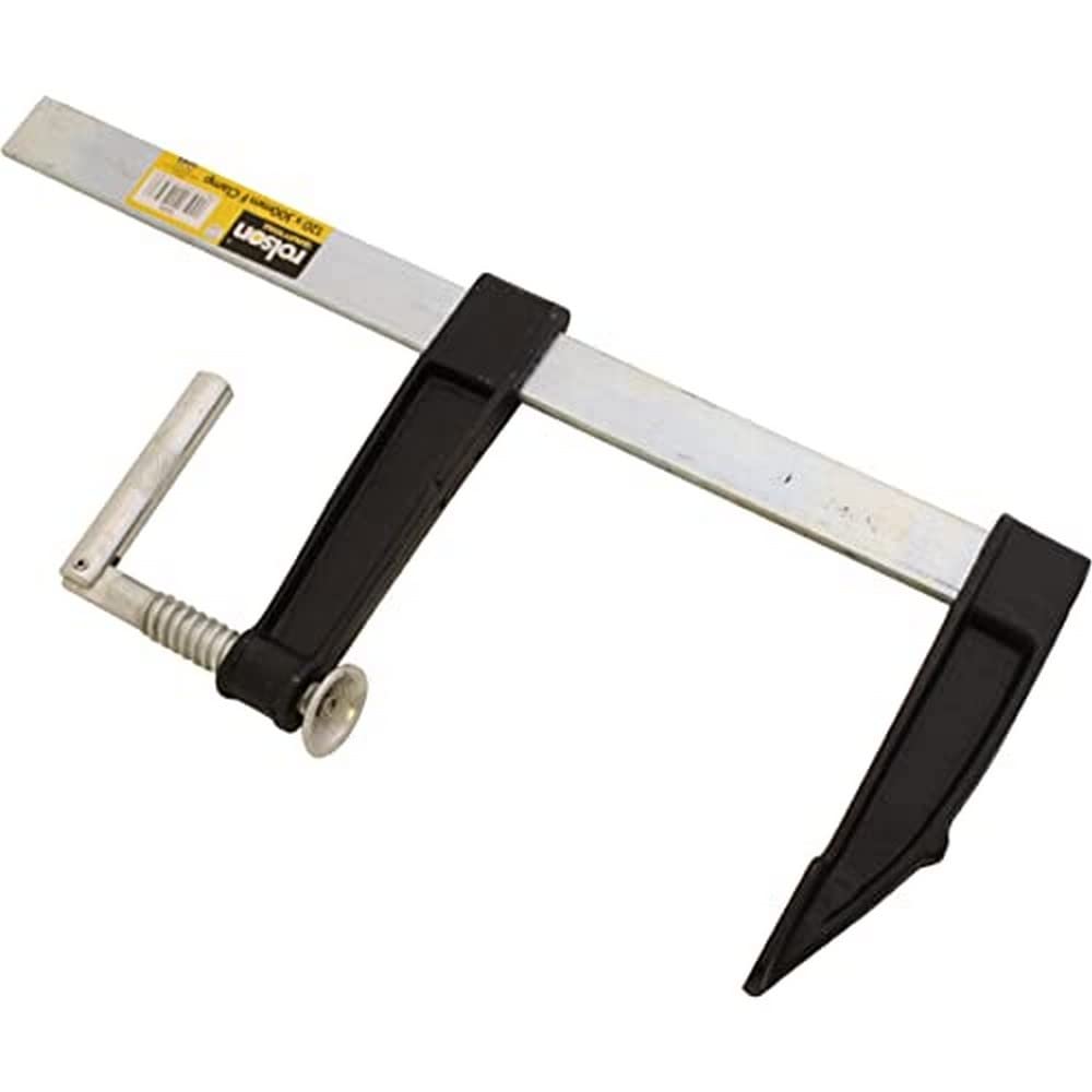 Rolson Silver 14393 F-Clamp Metal Handle, 120 X 300 Mm,