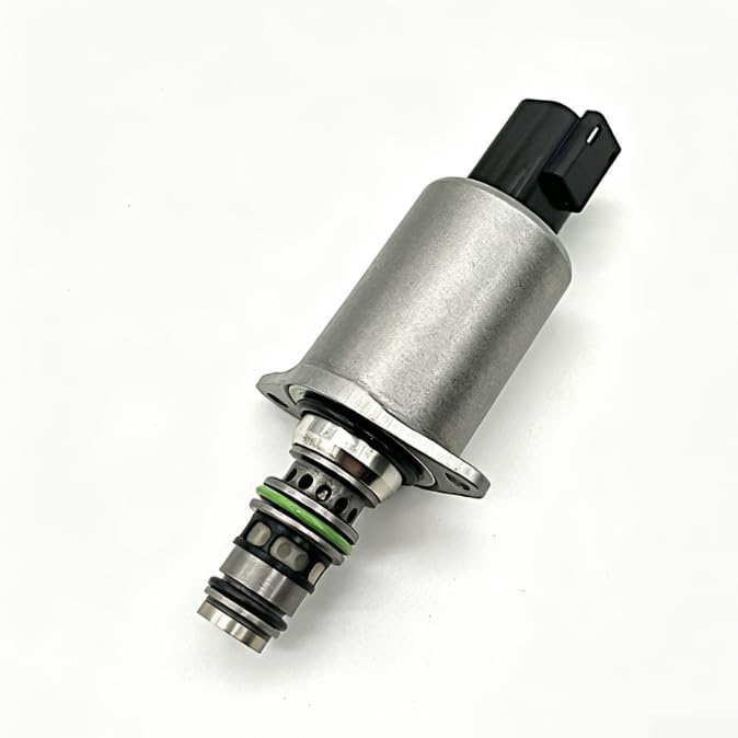 Válvula solenoide proporcional para bomba hidráulica con bloqueo de