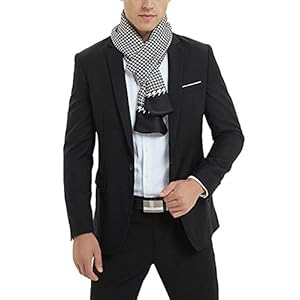 WANYING Seidenschal für Herren aus Kunstseiden Frühjahr Herbst Doppelseite Herrenschal Casual Business