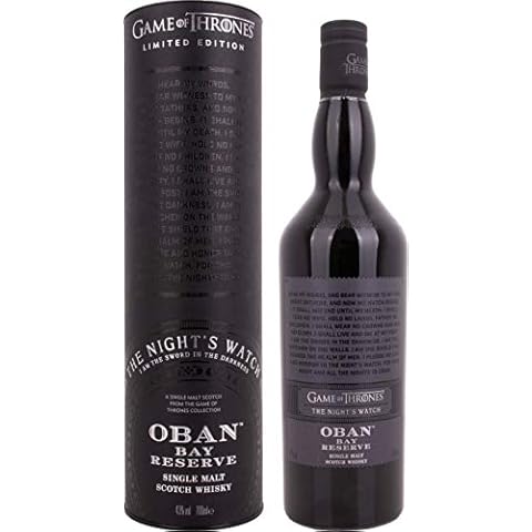 Oban Little Bay Reserve Single Malt Scotch Whisky 70cl - The Night's Watch Game of Thrones Limited Edition Cover
