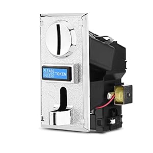 Smart Acceptor, Multi Roll Down Selector Game Slot Acceptor for Arcade Game Mechanism Vending Machine Support 6 Kinds of