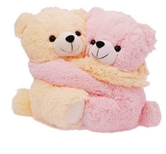 CHIRKUT Couple Teddy Bear Cute Stuffed Plush Soft Toy for Kids Lovable Huggable Perfect Present for Birthday, Babies & Children (Size: 40cm, Color: Pink, Butter) (B09SKVXNT4) Amazon Price History, Amazon Price Tracker