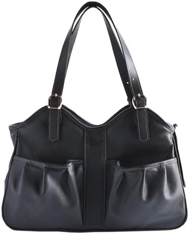 Metro Couture Leather Dog Carrier, Midnight, Small
