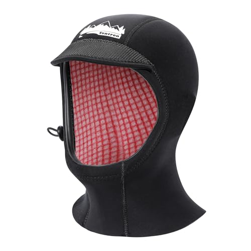 Capucha de neopreno de 3 mm para buceo, natación, rafting y deportes acuáticos