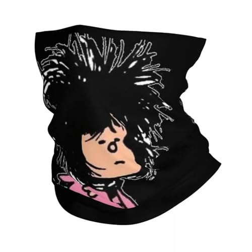 Mafalda Anime Plaid Bandana Cache-cou Imprimé Masque Écharpe Multi-usage Couvre-chef Randonnée Pêche Pour Hommes Femmes Adultes Lavable