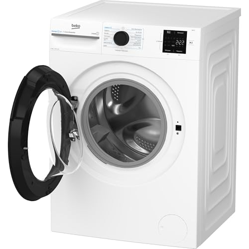 Beko BM3WFU3841X vrijstaande wasmachine, volautomatische wasmachine, 8 kg, centrifuge keuze 1400 omw/min, stoomfunctie, hygiëne+ geschikt voor mensen met allergieën, koudewash-water- en tijdbesparing, - Afbeelding 5