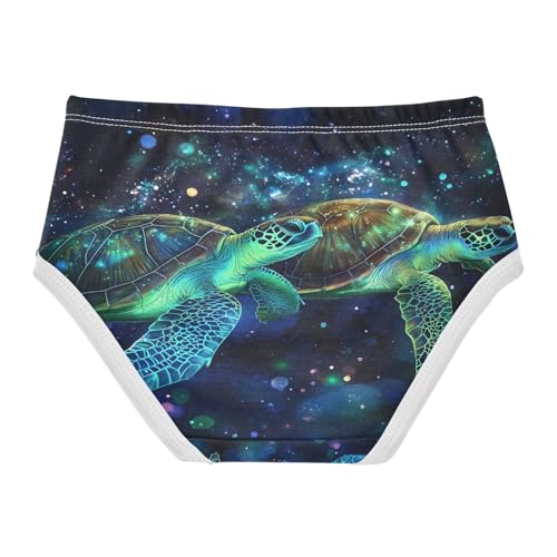 Galaxy Sea Turtles Toddler Girls's Underwear 2T 202b89602
