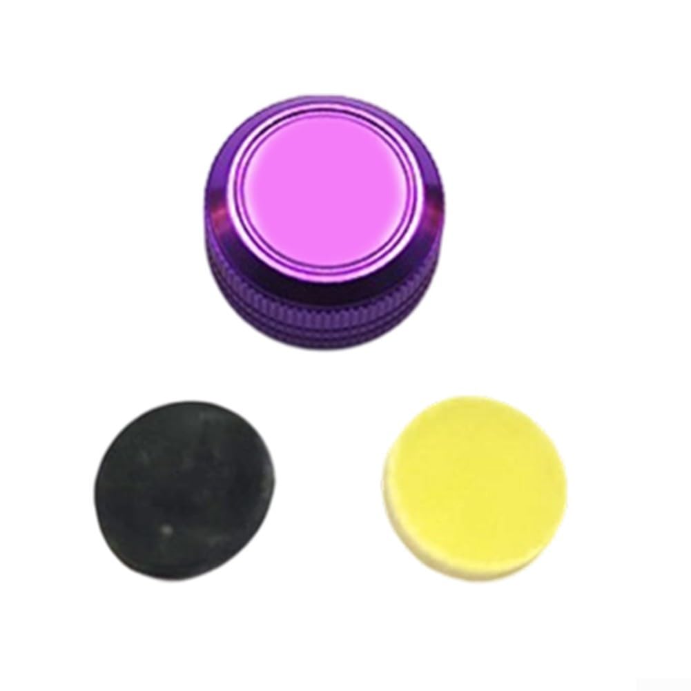 Brake knob and gasket set for For DAIWA For COASTAL SV TW and For TATULA TW 100/150, aluminum alloy, threaded 0 5mm, inner diameter 11mm, fishing reel spare part (purple)