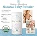 Era Organics Talc-Free Organic Baby Powder - USDA Organic Dusting Powder with Arrowroot, Calendula and Cornstarch for Newborns, Babies or Toddlers - Soothing, Fragrance Free, Made in USA (3oz/85g)