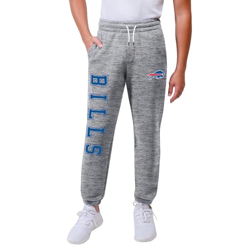 Ultra Game Boys Soft Poly Fleece Jogger Sweatpant Pantalones de chándal Extra Suaves de poliéster Dri, Gris Jaspeado, 10-12 para Niños