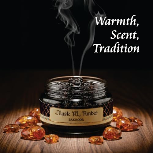 Image of Devdarshan Musk Al Amber Bakhoor (50g) Pack of 1| Premium Long-Lasting Oriental Aroma | Natural Resin for Home Fragrance, Meditation & Relaxation | Luxurious Scented Bakhoor