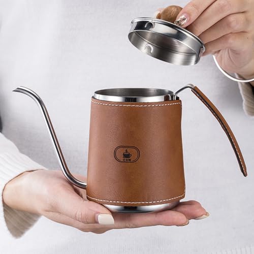 Hervidor de café artesanal con funda de madera el regalo creativo ideal 5
