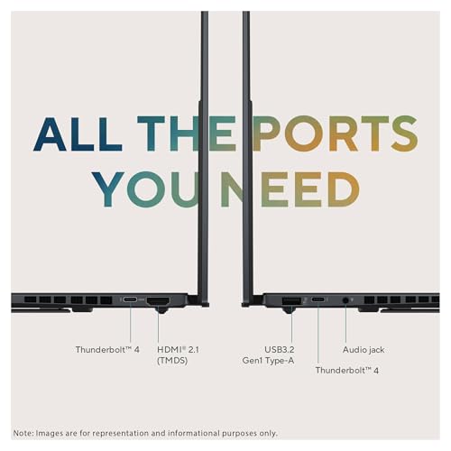 Image of ASUS Zenbook Duo Dual Laptop, Intel Ultra 9-285H, 32 GB LPDDR5X RAM, 2 TB PCIe SSD, 14'' 3K (2880x1800) OLED Touchscreen, Intel Arc Graphics, Backlit Keyboard, W11 Pro, Inkwell Gray