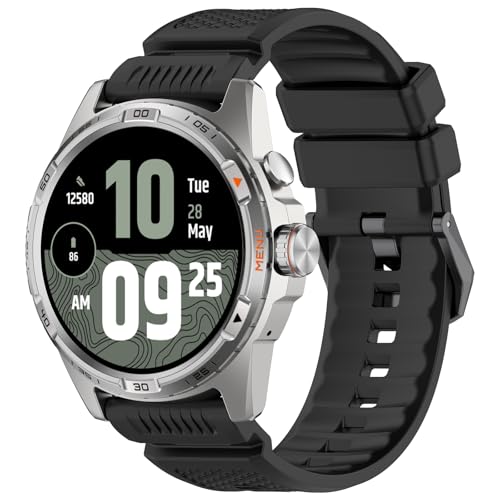 Correa de silicona 24mm para smartwatch Ticwatch