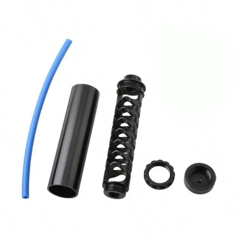 6 & 10 Inch Extension Spiral 1/2-28 5/8-24 Single Core Automotive Metal Fuel Filter Housing Assembly Solvent Trap for NAPA 4003 WIX 24003 Car Alloy Fuel Filter Component (6inch 35mm 1/2-28)
